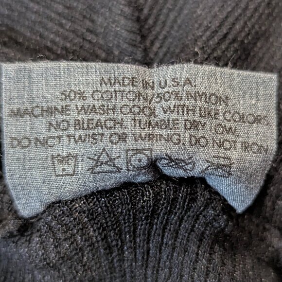 Michael Stars *One Size Fits Most Black Oversized Mock Turtleneck Sweater - Picture 8 of 11